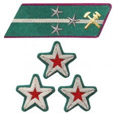 ПОЛКОВОЙ КОМИССАР, ВОЕНИНЖЕНЕР 1-го РАНГА, ВОЕНВРАЧ 1-го ранга, ВОЕНВЕТВРАЧ 1-го ранга, ВОЕННЫЙ ЮРИСТ 1-го РАНГА войск НКВД, петлицы и нарукавные знаки обр. 1935/36 г.